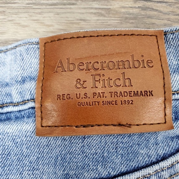 Abercrombie & Fitch Vintage Stretch 90's Straight Denim Jeans Pants Size 28 - Picture 10 of 11
